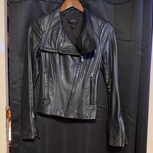Danier Black Leather Jacket